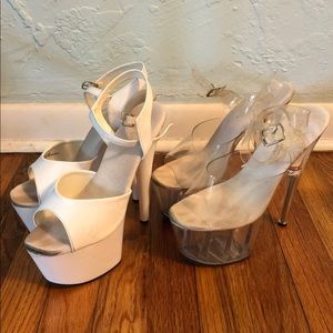 2 pairs of pleasers size 8